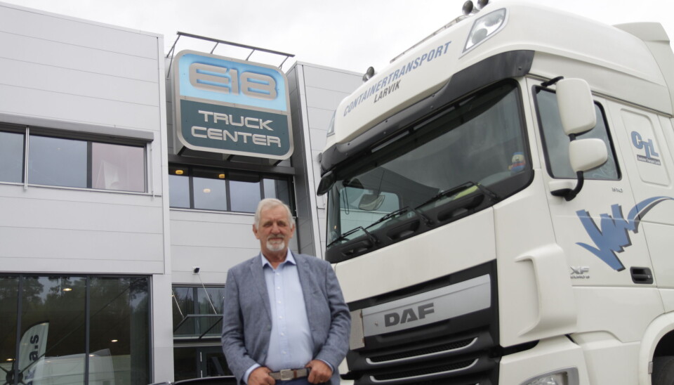OVER 40 ÅR: Lasse Andersen har drevet E18 Truckcenter AS siden 1982. OVER 40 ÅR: Lasse Andersen har drevet E18 Truckcenter AS siden 1982.