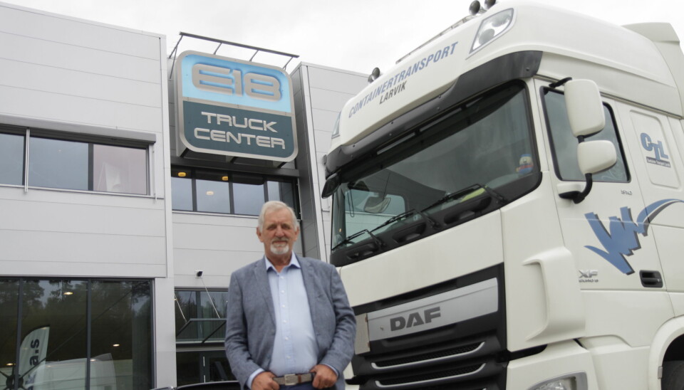 OVER 40 ÅR: Lasse Andersen har drevet E18 Truckcenter AS siden 1982.