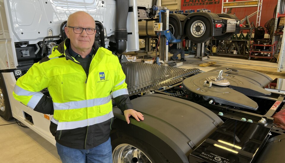 POSITIV: Bedriftsrådgiver Jens Olaf Rud i Norges Lastebileier-Forbund.