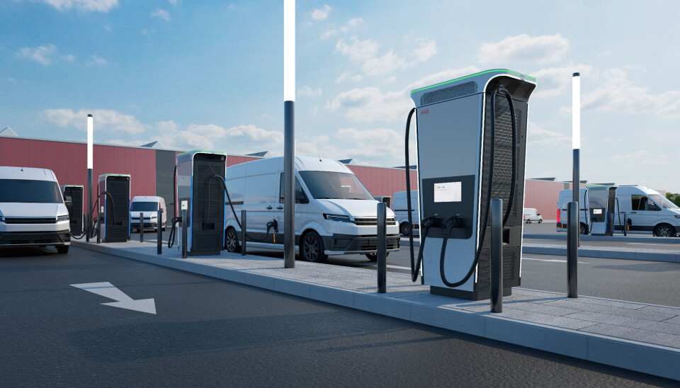 EU-STØTTE: I samarbeid med det EU-finansierte NextETRUCK-prosjektet utvikler ABB E-Mobility nå nye ladeløsning for elektriske yrkesbiler. EU-STØTTE: I samarbeid med det EU-finansierte NextETRUCK-prosjektet utvikler ABB E-Mobility nå nye ladeløsning for elektriske yrkesbiler.