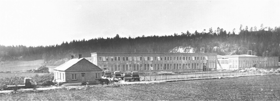 KULTURMINNE: Fabrikkanlegget på Kambo var Norges største for bilproduksjon. I dag drives det utleie av lagerplass i hovedbygningen på 4000 kvadratmeter.