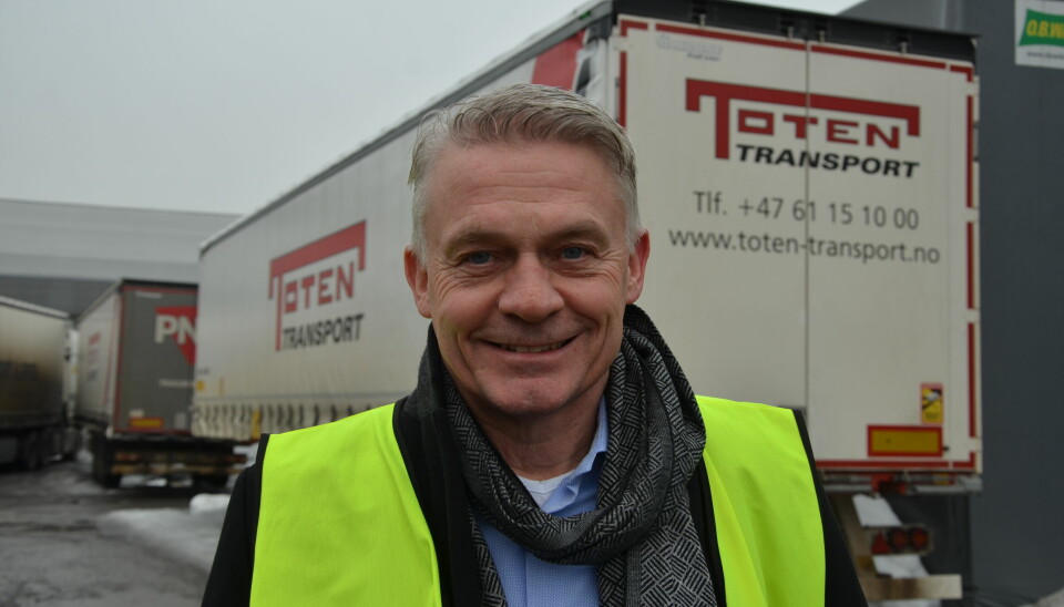 SJEFEN: Finn Martinsen er administrerende direktør i Toten Transport AS og konserndirektør i Toten Transport Gruppen.