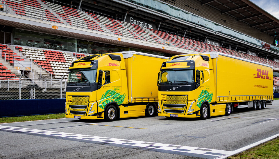 Europa rundt på biodrivstoff: DHL gjør Formel 1 grønnere