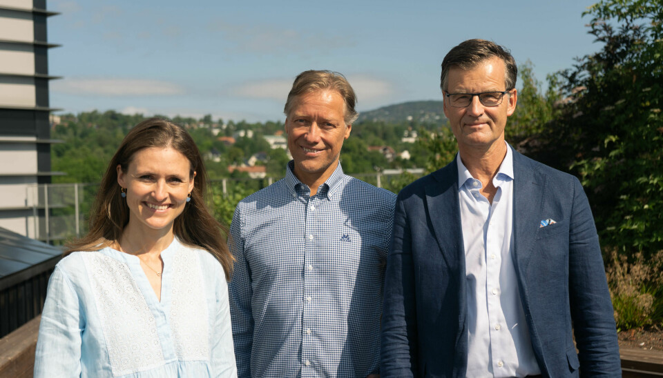 SAMMEN OM LADENETTVERK: Fra venstre: Victoria Lervik i Hafslund Vekst, Harald Grytten i Fastcharge og Christian Dovland i Obligo.