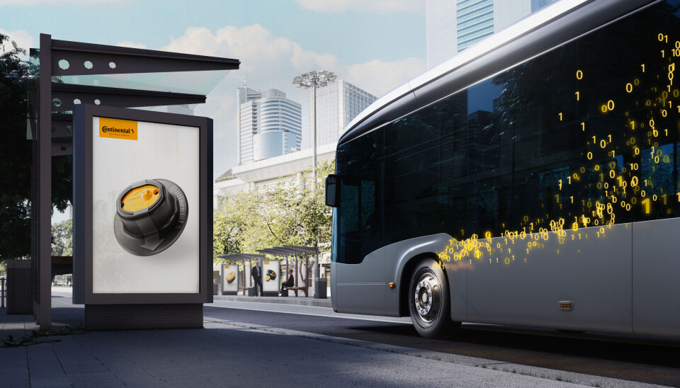 Conti Urban bussdekk har avanserte sensorer innebygget Conti Urban bussdekk har avanserte sensorer innebygget