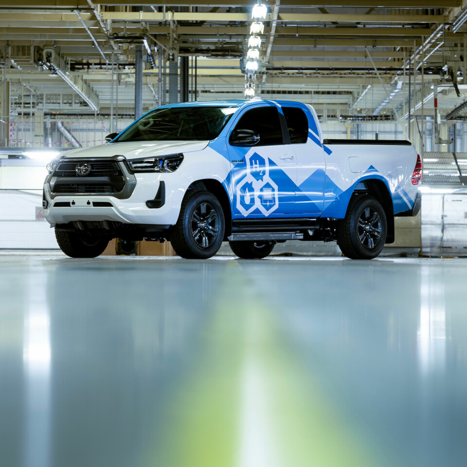 Hydrogen-elektrisk Toyota Hilux