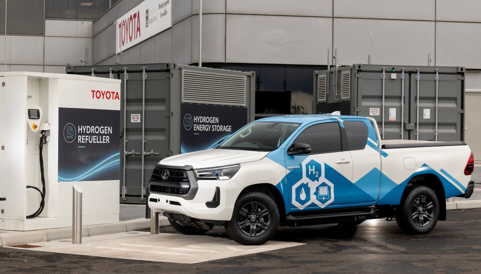 Hydrogen-elektrisk Toyota Hilux Hydrogen-elektrisk Toyota Hilux