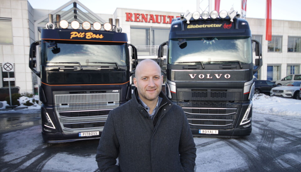 MÅLRETTET: Karstein Ahlin, administrerende direktør i Volvo Norge, har vært helt bestemt på at målet de seneste årene har vært å innta førsteplassen i det norske lastebilmarkedet. I 2023 lyktes det.