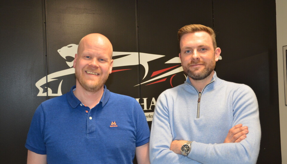 SATSER (PÅ) TUNGT: Daglig leder Espen Lysholm (t.v.) og salgssjef Stian Olsen i MyMechanic.