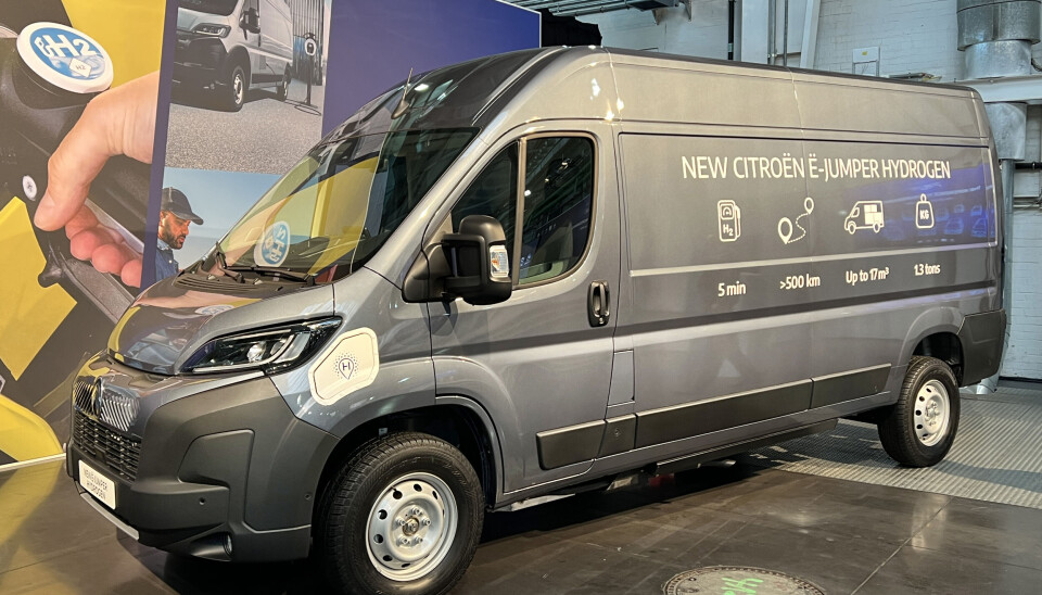 HYDROGEN: Citroën Ë-Jumper med hydrogen som energibærer er like aktuell for Norge.