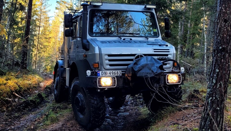 TØFFING: Unimog kan være alt fra spesialverktøy i yrkessammenheng, til den perfekte turpartner i de dypeste skoger.