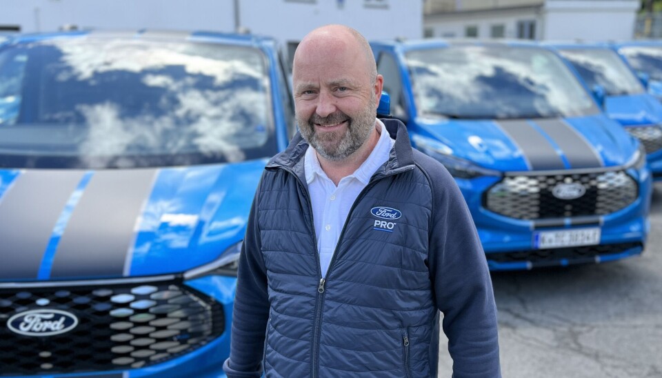 STOLT: - Det å få tildelt Euro NCAP Platinum utmerkelser for alle våre Transit-modeller er det beste beviset på hvor alvorlig vi tar sikkerheten hos Ford Pro, sier Espen Markussen.