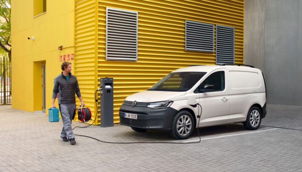 MED LEDNING: Volkswagen Caddy eHybrid.