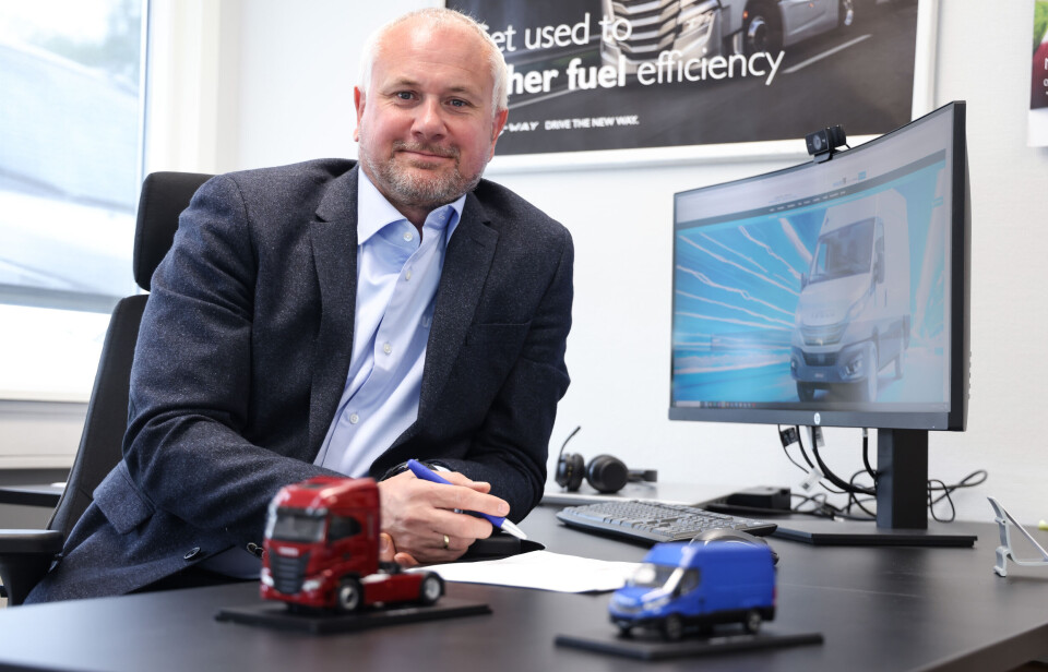 BREDDE: – På vår stand vil både yrkesaktive og motorentusiaster finne noe som fanger interessen, lover Anders Velta, country manager Iveco Norge.