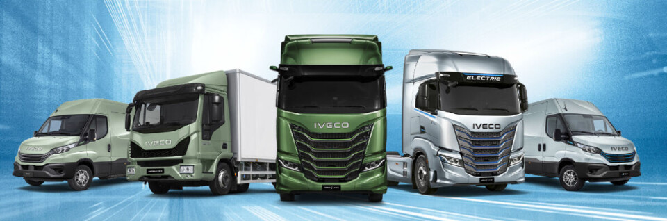 VARIERT MENY: Hos Iveco på IAA.
