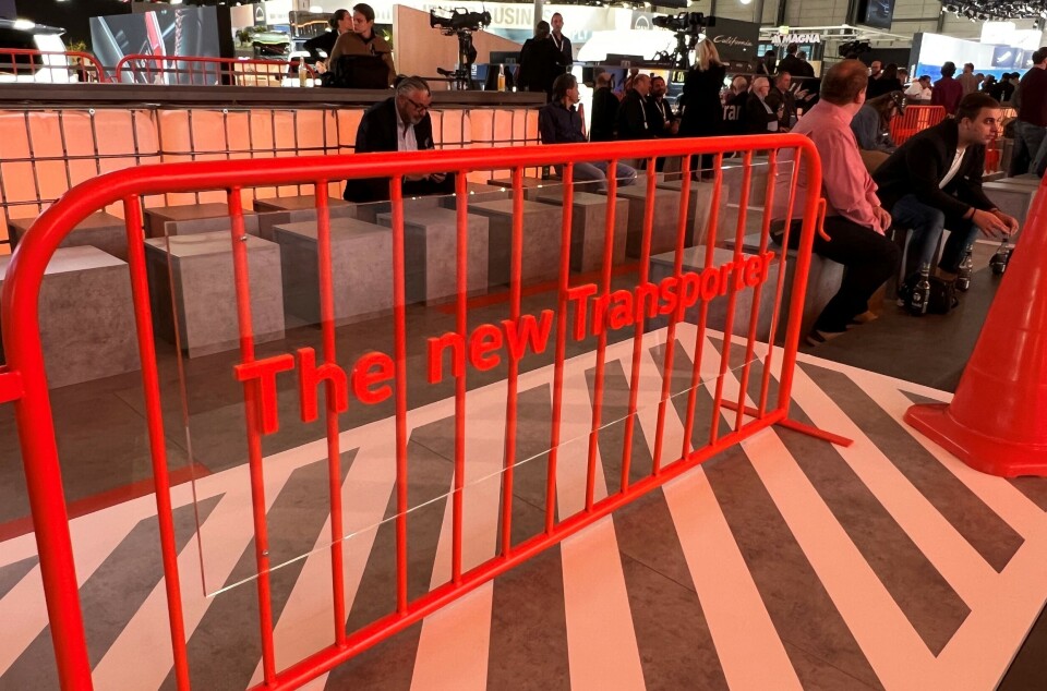 VERDENSPREMIERE: Ny generasjon Transporter er en stor happening i Hannover.