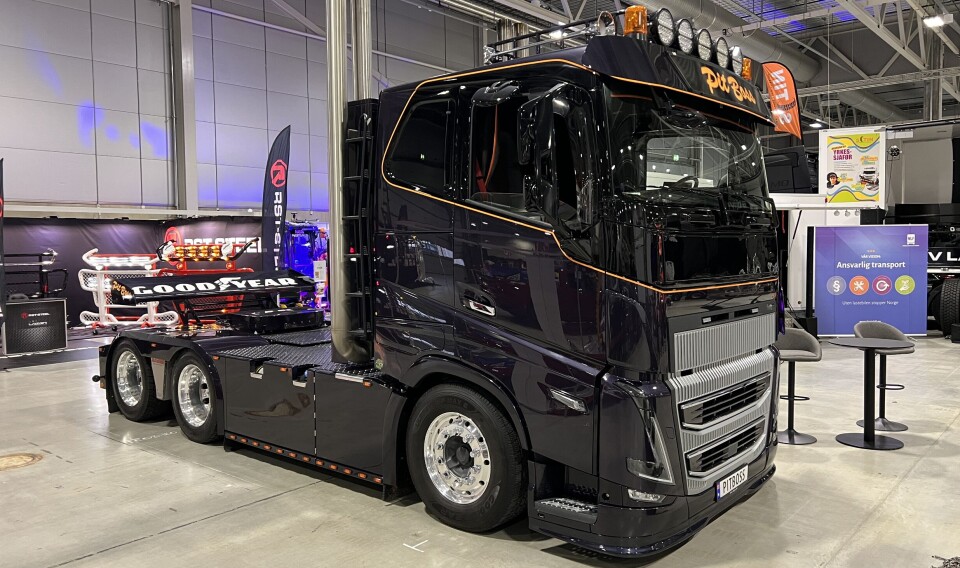 Volvo-importøren skal ikke delta på Oslo Motor Show med egen stand, men de pleier å få lurt inn noen godbiter - for eksempel hos Volvo Maskin eller som her i fjor, hos NLF.