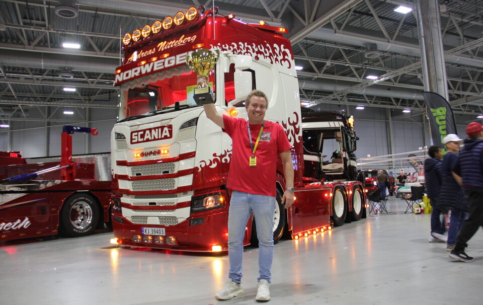 GULLGLISET: Kun to norske deltakere har tidligere vunnet Scandinavian Truck Trophy, inntil Andreas Nitteberg i helgen ble den tredje.
