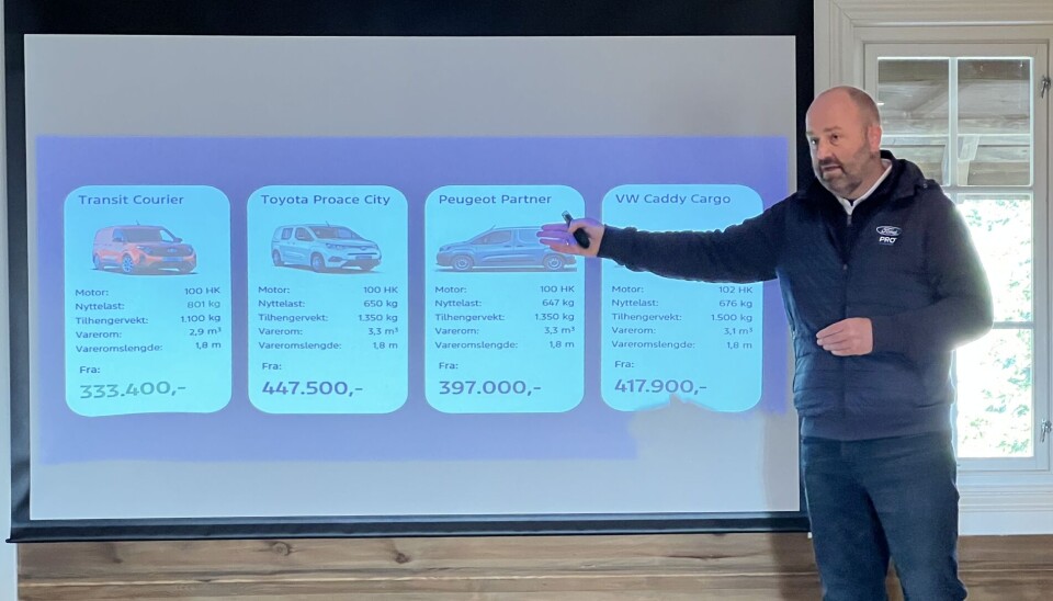 STRATEGI: – Prisen vår er ganske dramatisk mye lavere enn konkurrentene, og det vil man se med våre priser fremover - på alle modellene våre - at vi går aggressivt inn i markedet, sier Espen Markussen.