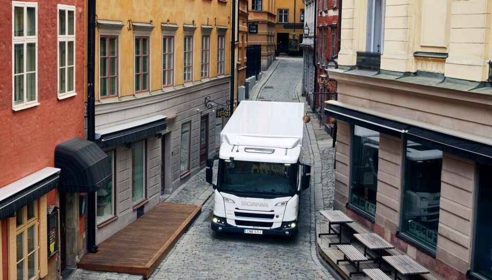 NY STUDIE: Scania har sammen med en rekke partnere innen offentlige myndigheter, akademia og næringslivet sett nærmere på hvordan bylogistikken kan effektiviseres.