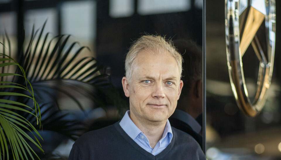 NY STRUKTUR: Konsernsjef Harald Frigstad i Bertel O. Steen presenterer en ny struktur for ledelsen av konsernet.