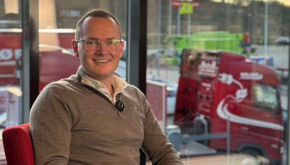 SATSER: Erik Haugland, daglig leder i Ørland Transport AS.