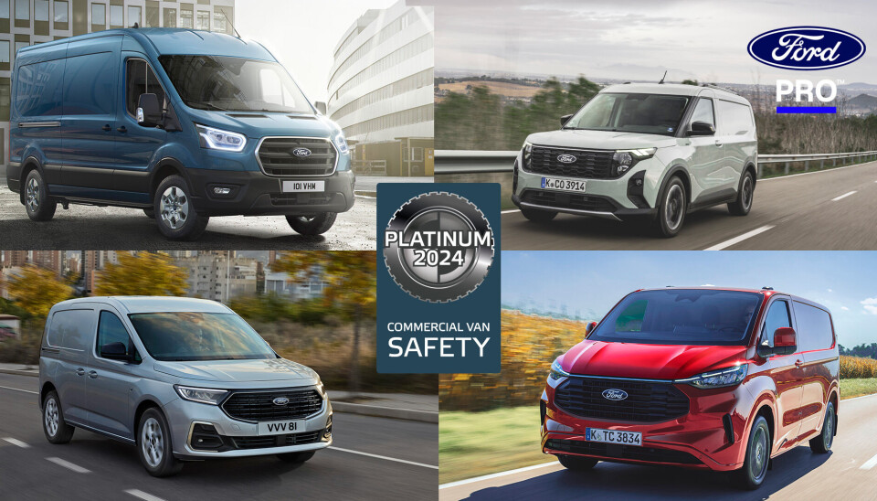 PLATINUM: Ikke rart Ford Pro har laget dette skrytebildet.