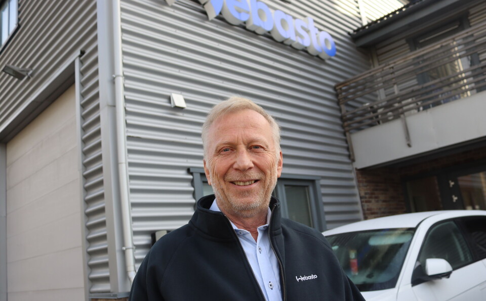 STOR ETTERSPØRSEL: Per-Erik Nygård, Norgessjef for Webasto, forteller om stor etterspørsel etter ekstravarme til varebiler – inkluderte elektriske.