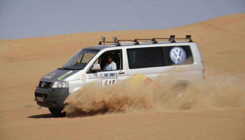 Rally Dakar, VW T5 4Motion, i bruk som servicebil under Rally Dakar.