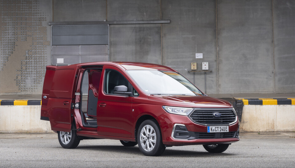 LADBAR HYBRID: Ford Transit Connect med opp mot 119 km elektrisk rekkevidde.