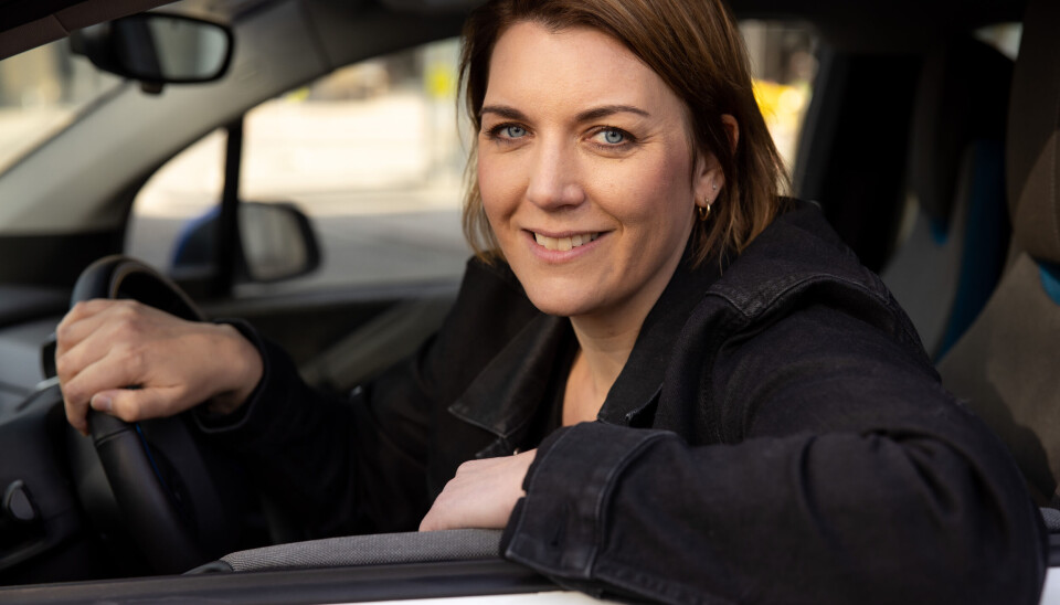 VRAK TUNGBILFELTET: Christina Bu i Elbilforeningen foreslår å vrake tungbilfeltet. Istedenfor vil hun gi elektriske varebiler og lastebiler automatisk tilgang.