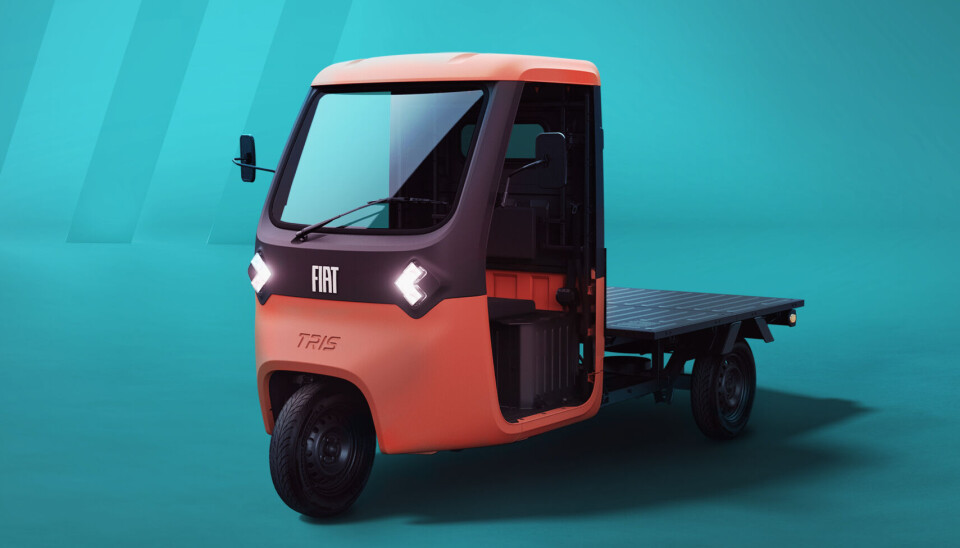 Fiat Tris med flat-bed.