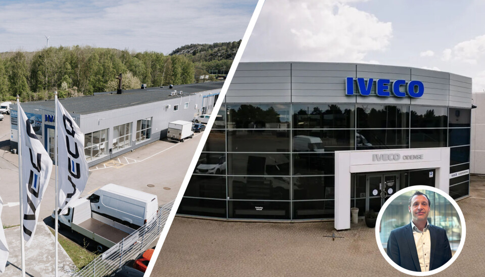 Iveco-forhandlerne i Gøteborg og Odense får nå nye eiere, opplyser John Hurtig (innfelt), CEO i Hedin Nordic Truck. Hedin eier fremdeles Iveco-forhandleren på Vøyenenga i Bærum.