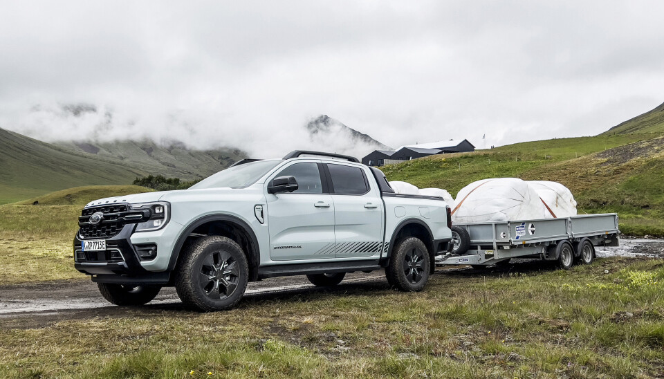 3,5 tonn trekker bilen.