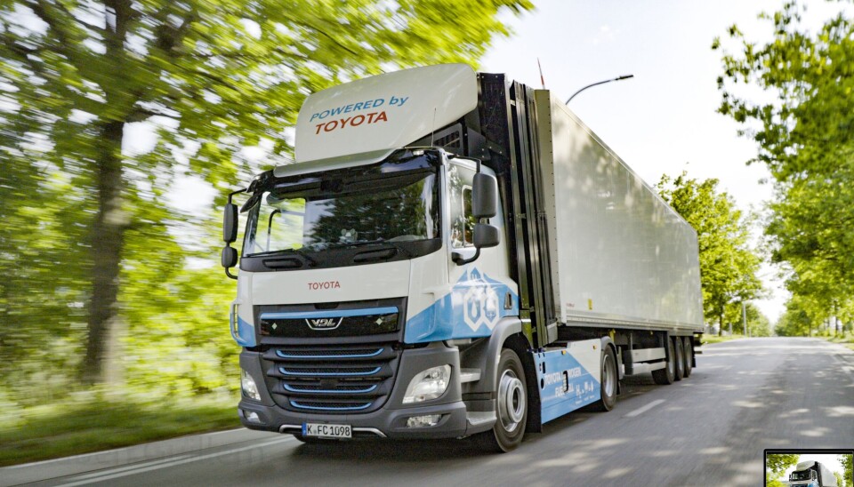 Startskudd for tungt hydrogen-samarbeid mellom Toyota og VDL