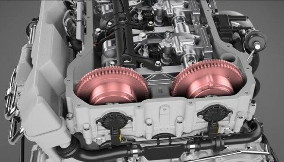 I denne motoren har de også introdusert noe de kaller cam phaser, en drift av de overliggende kamakslene som tillater variable ventiltider og som også gir en helt annerledes motorbrems som gjør at svært mange brukere, sier Scania, nå vil kunne klare seg uten retarder.