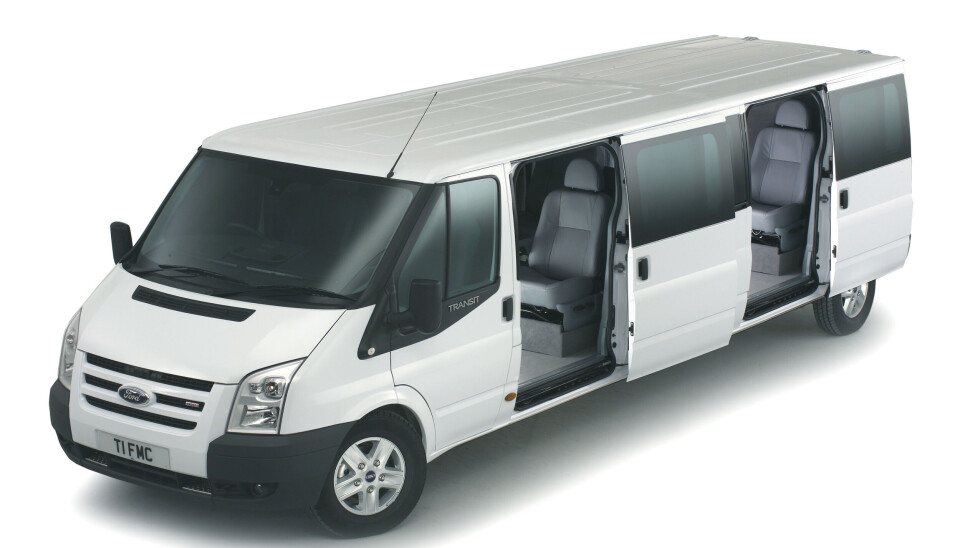 Ford Transit XXL fra 2006.
