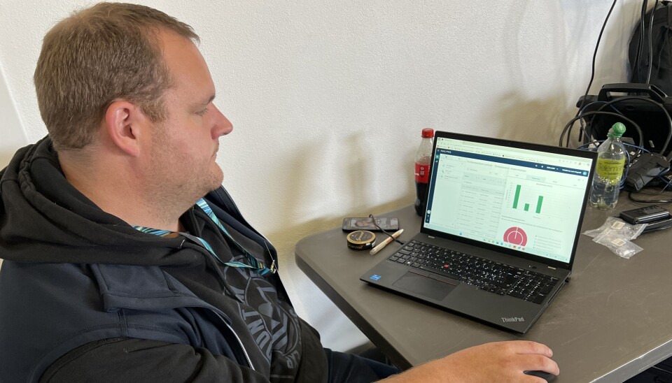 Alle sjåførene fikk presentert sin score etter første og andre runde ute på banen.