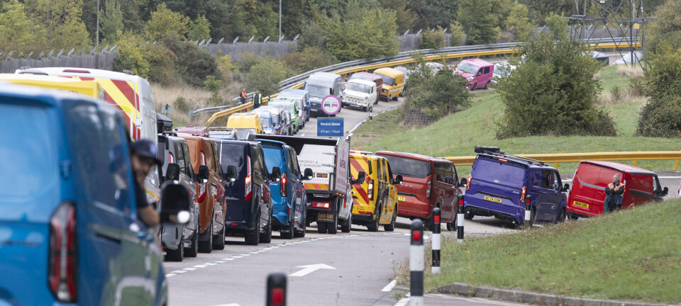 Guinness-rekord: Verdens største varebilkortesje