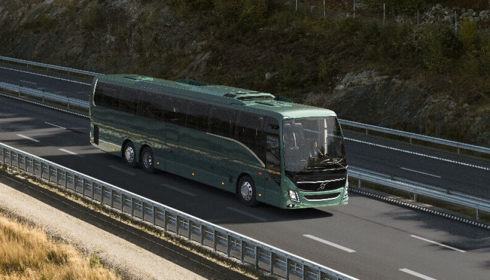 Volvos nye elektriske coach-plattform med karosseri fra finske Carrus Delta.