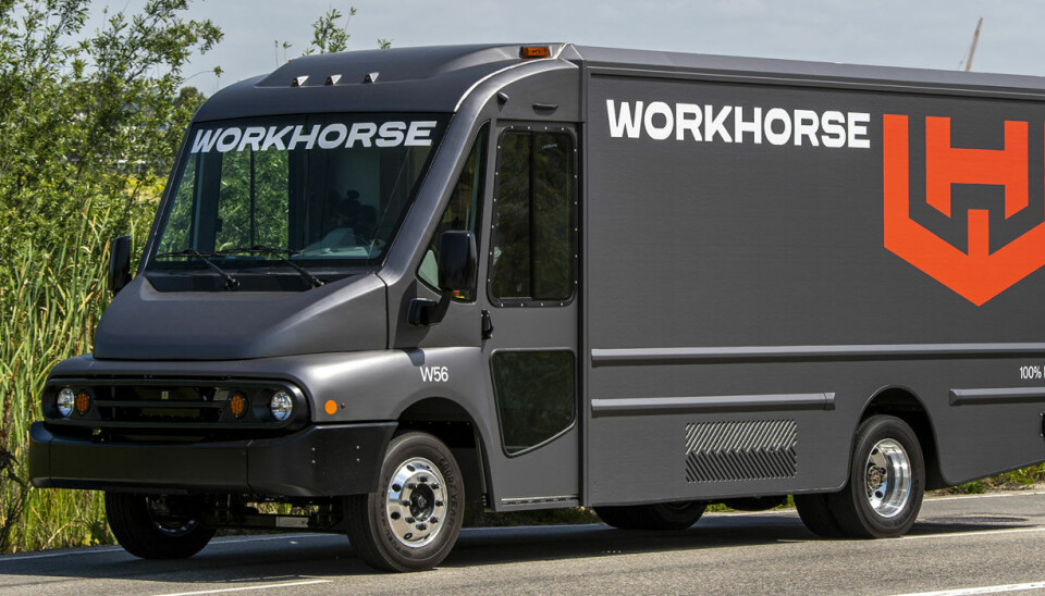 Amerikanske Workhorse W56, en elektrisk varebil med 4,5 tonn kapasitet og 250 km rekkevidde.