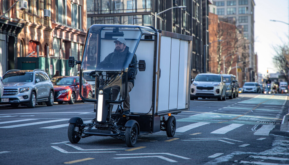 Honda eQuad skiller seg ut i gatebildet.