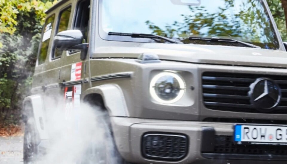 Nye elektriske Geländewagen deltok også.