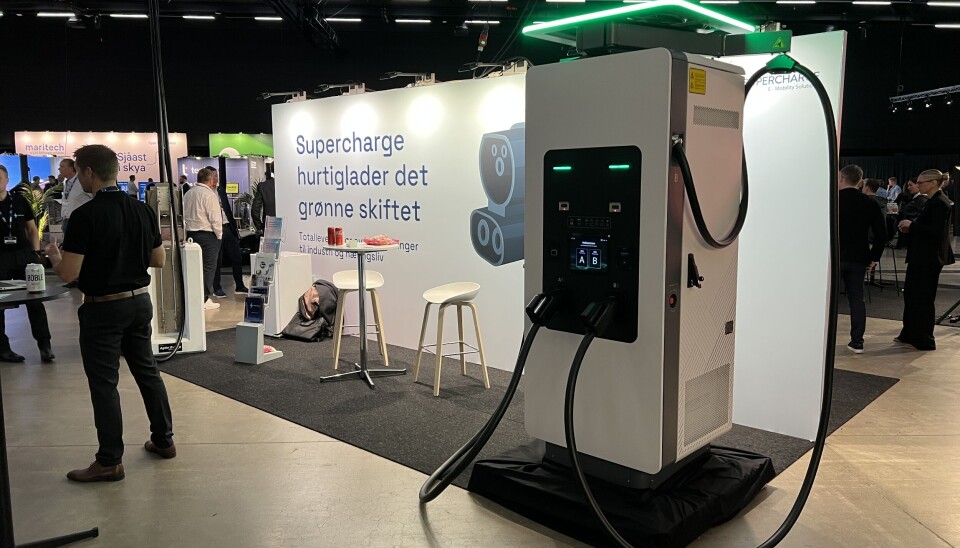 Supercarge AS, som YrkesBil nylig har omtalt, demonstrerte ladeløsninger for tunge kjøretøy.