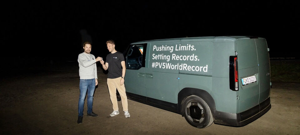 Rekord: 693,38 kilometer på én lading - med maksimal nyttelast